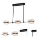 Anel Island Light Ceiling Light in Matte Black