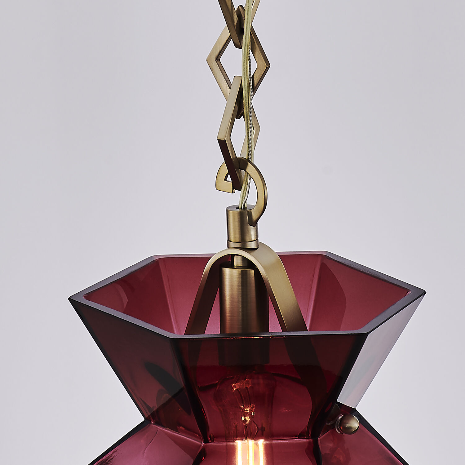 Bolsa 1 Light 8 inch Winter Brass Pendant Ceiling Light