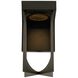 Optika Outdoor LED 10 inch Matte Black Outdoor Wall Sconce