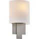 Espille 1 Light 7.5 inch Satin Nickel ADA Wall Sconce Wall Light