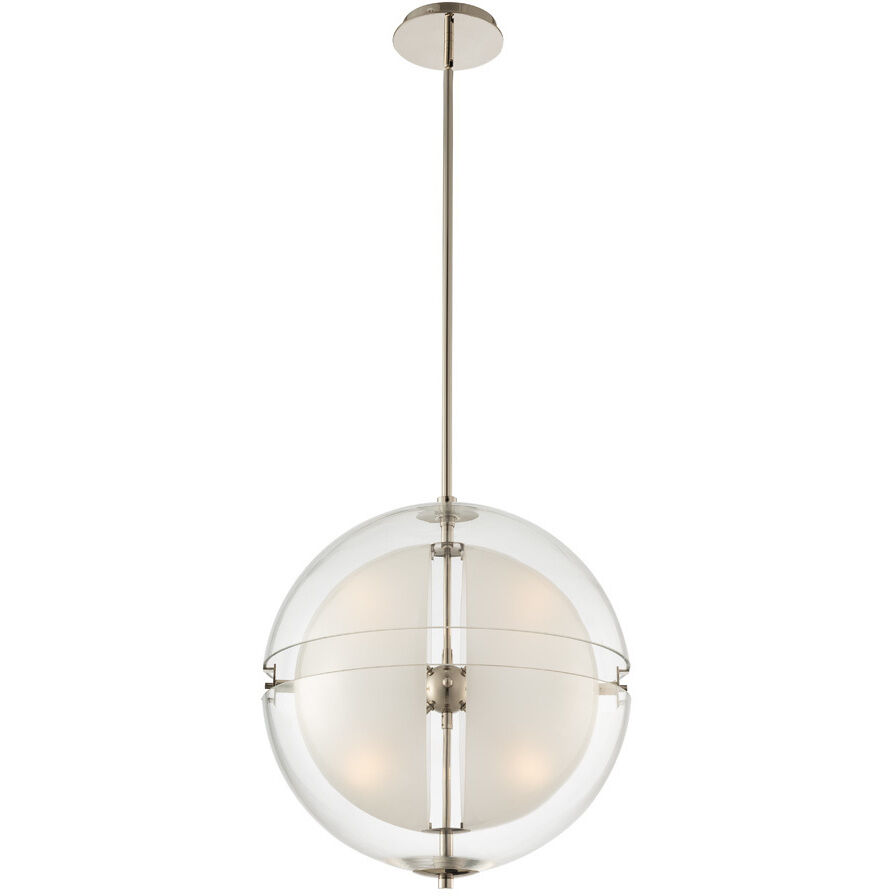 Sussex LED 14 inch Polished Nickel Pendant Chandelier Ceiling Light