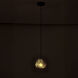 Pallina 1 Light 6 inch Satin Black Nickel Pendant Ceiling Light in Smoked