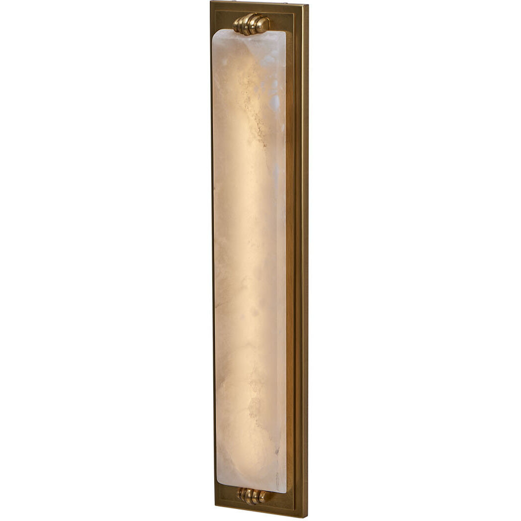 Gypsum Wall Sconce Wall Light in True Brass