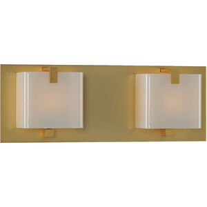Meridian LED 14 inch Gold Bath Light Wall Light