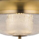 Portland LED 16 inch Winter Brass Pendant Chandelier Ceiling Light