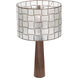Roxy 26 inch 40.00 watt Oxidized Gold Leaf Table Lamp Portable Light