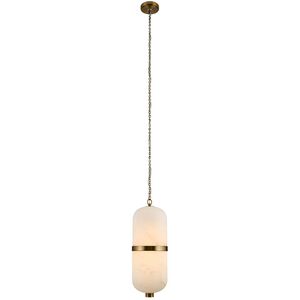 Volterra 8.5 inch Winter Brass Pendant Ceiling Light