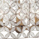 Maurelle 6 Light 27 inch Oxidized Gold Leaf Pendant Chandelier Ceiling Light
