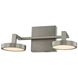 Eaton LED 12 inch Satin Nickel Bath Vanity Wall Light