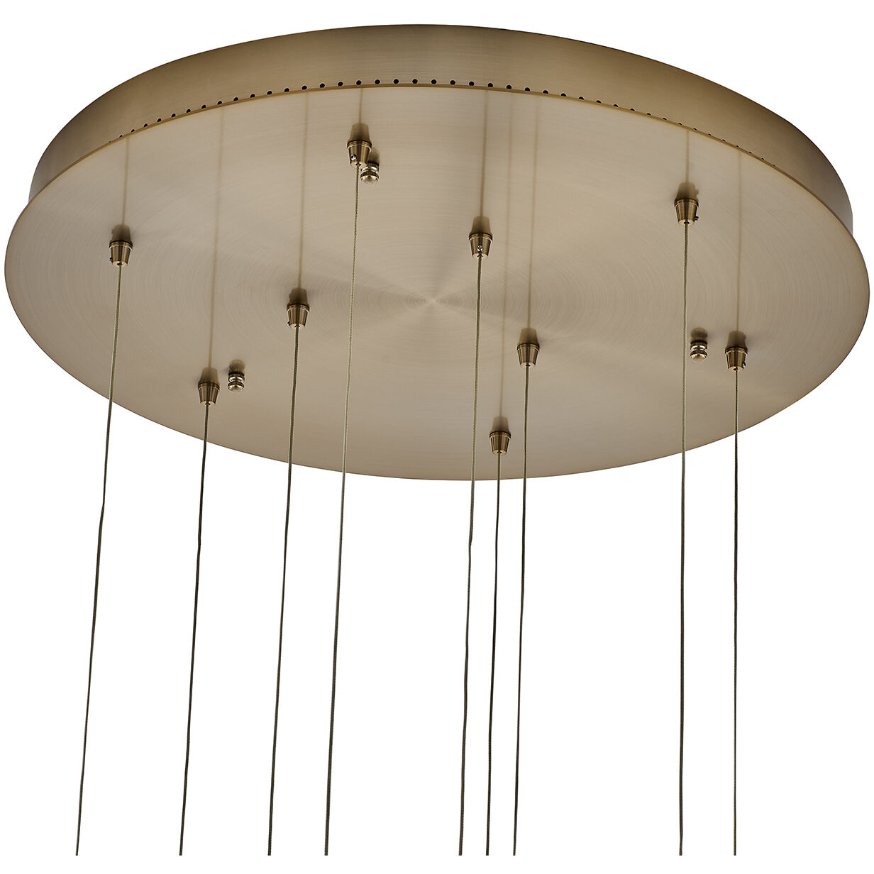 Kiriko LED 24 inch Winter Brass Chandelier Ceiling Light