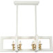 Duo Island Light Ceiling Light in Soft Gold And White