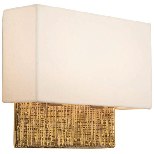 Cestino LED 5 inch Gold Leaf Wall Sconce Wall Light