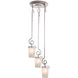 Tribecca 3 Light 24 inch Pearl Silver Pendant Ceiling Light in Frost (FROST)