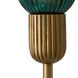 Verde Wall Sconce Wall Light in Satin Brass