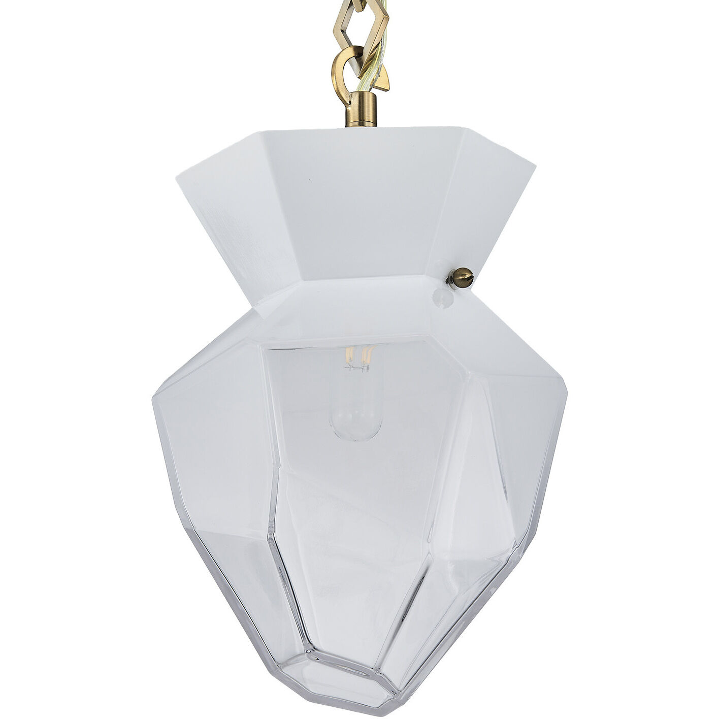 Bolsa 1 Light 8 inch Winter Brass Pendant Ceiling Light