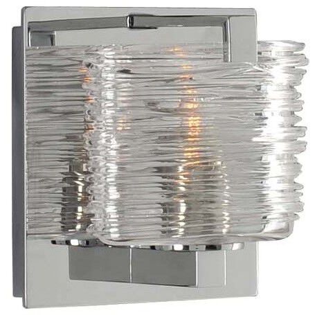 South Bay LED 5 inch Chrome Bath Vanity Light Wall Light