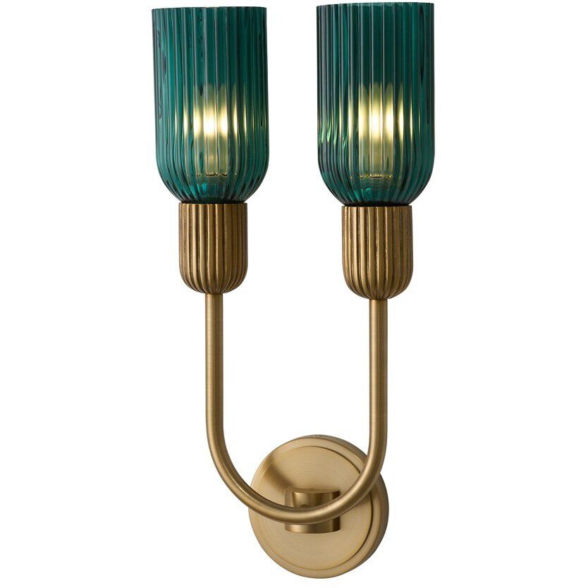 Verde Wall Sconce Wall Light in Satin Brass