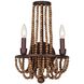 Beechwood Wall Sconce Wall Light in Royal Mahogany