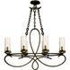 Grayson 6 Light 34 inch Heirloom Bronze Chandelier Ceiling Light in Hierloom Bronze