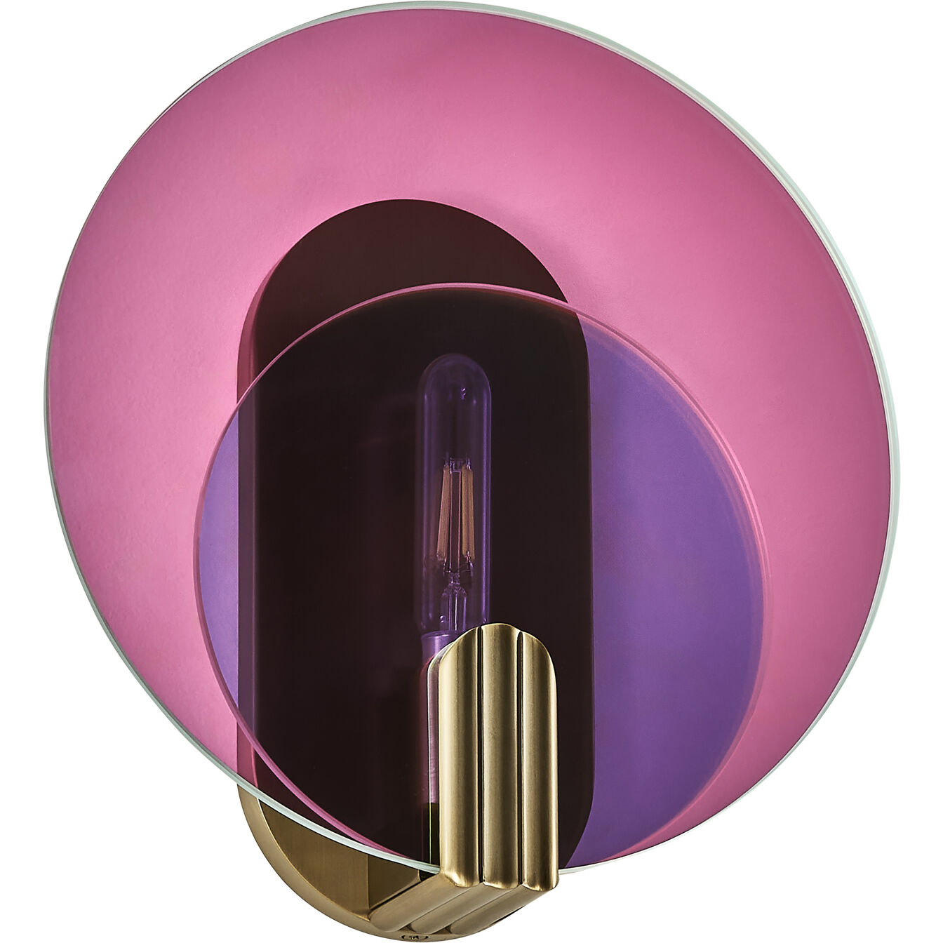 Optics 1 Light 11 inch Winter Brass ADA Wall Sconce Wall Light