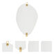 Aliform Wall Sconce Wall Light in Oxidized Gold Leaf