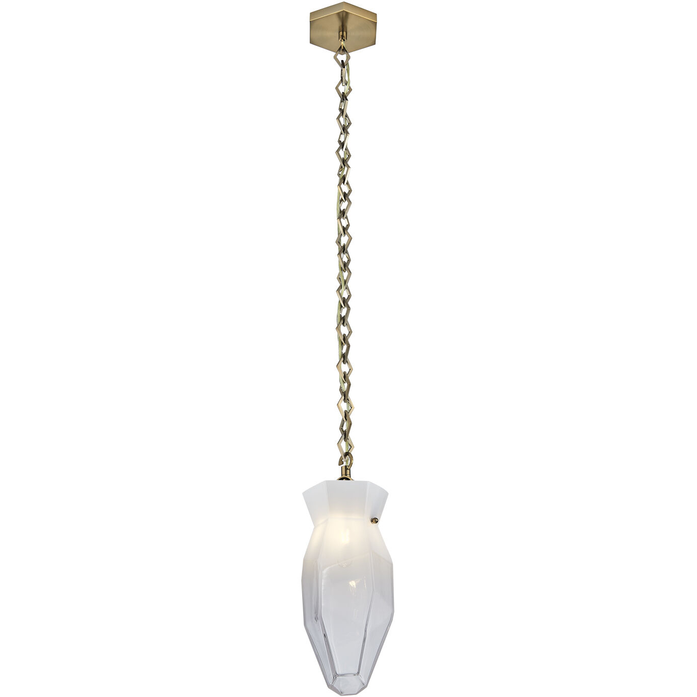 Bolsa 1 Light 6.5 inch Winter Brass Pendant Ceiling Light