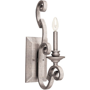 Ibiza 1 Light 6 inch Pearl Silver Wall Sconce Wall Light