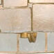 Roxy 3 Light 17 inch Oxidized Gold Leaf Semi Flush Mount Ceiling Light