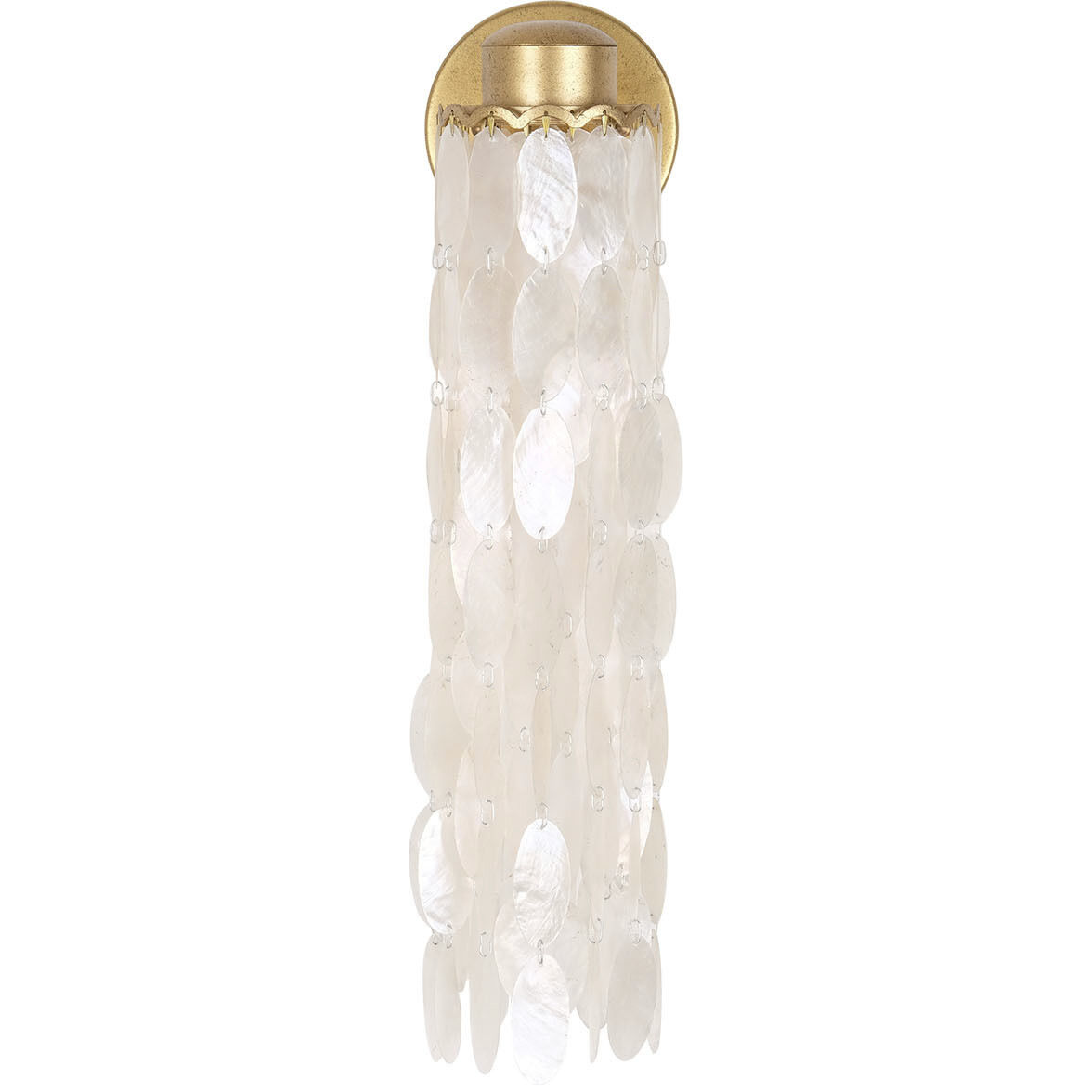 Edgy Wall Sconce Wall Light in Oxidized Gold Leaf