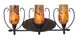 Kalco Lighting Mateo 3 Light Bath Vanity in Heirloom Bronze 7233HB