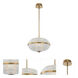 Portland LED 16 inch Winter Brass Pendant Chandelier Ceiling Light