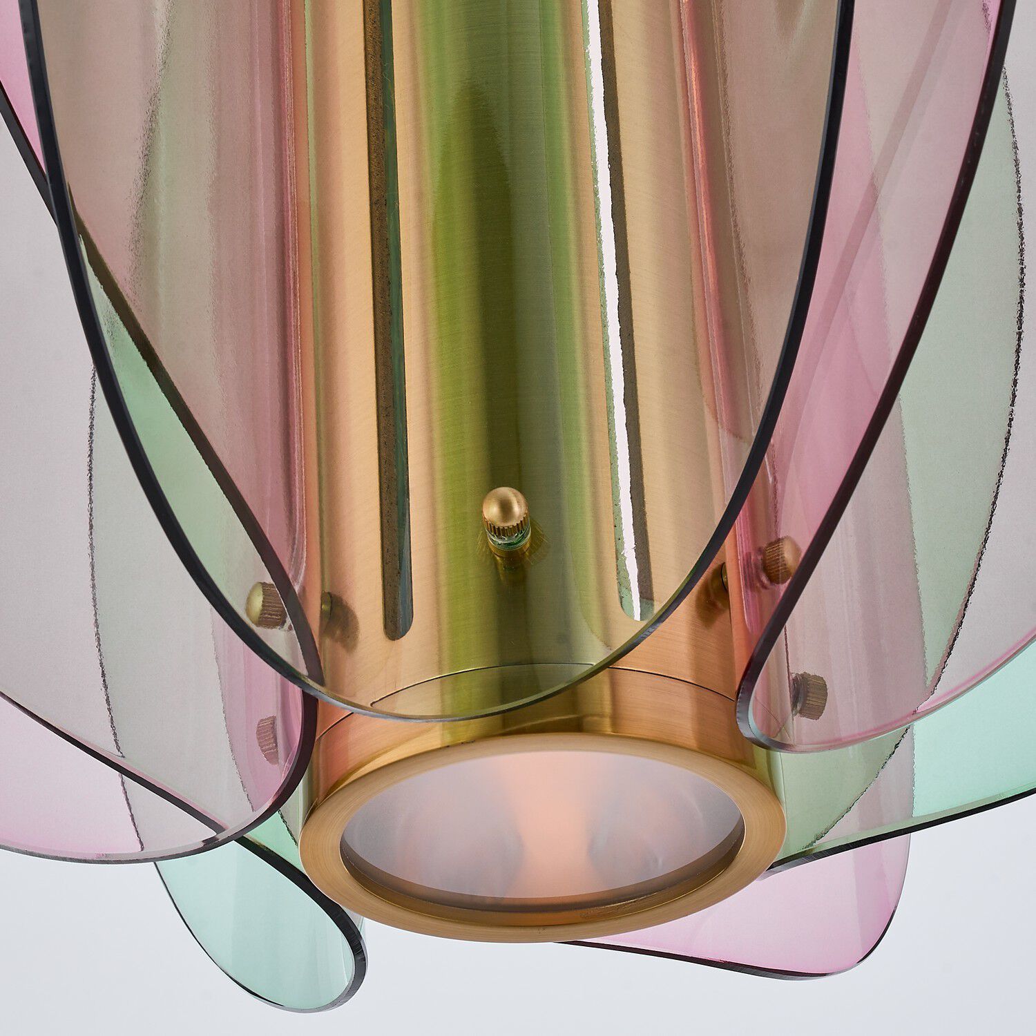 Tulipa 14.5 inch Winter Brass Pendant Ceiling Light