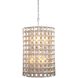 Prado 6 Light 20 inch Oxidized Silver Leaf Foyer Pendant Ceiling Light