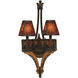 Aspen 2 Light 12 inch Natural Iron Wall Sconce Wall Light