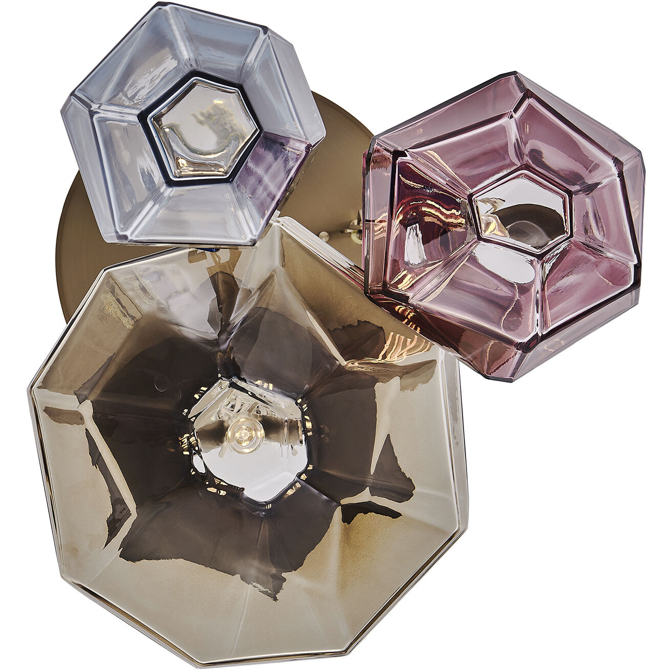 Bolsa 3 Light 21.25 inch Winter Brass Chandelier Ceiling Light