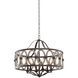 Belmont 6 Light 28.5 inch Florence Gold Pendant Ceiling Light