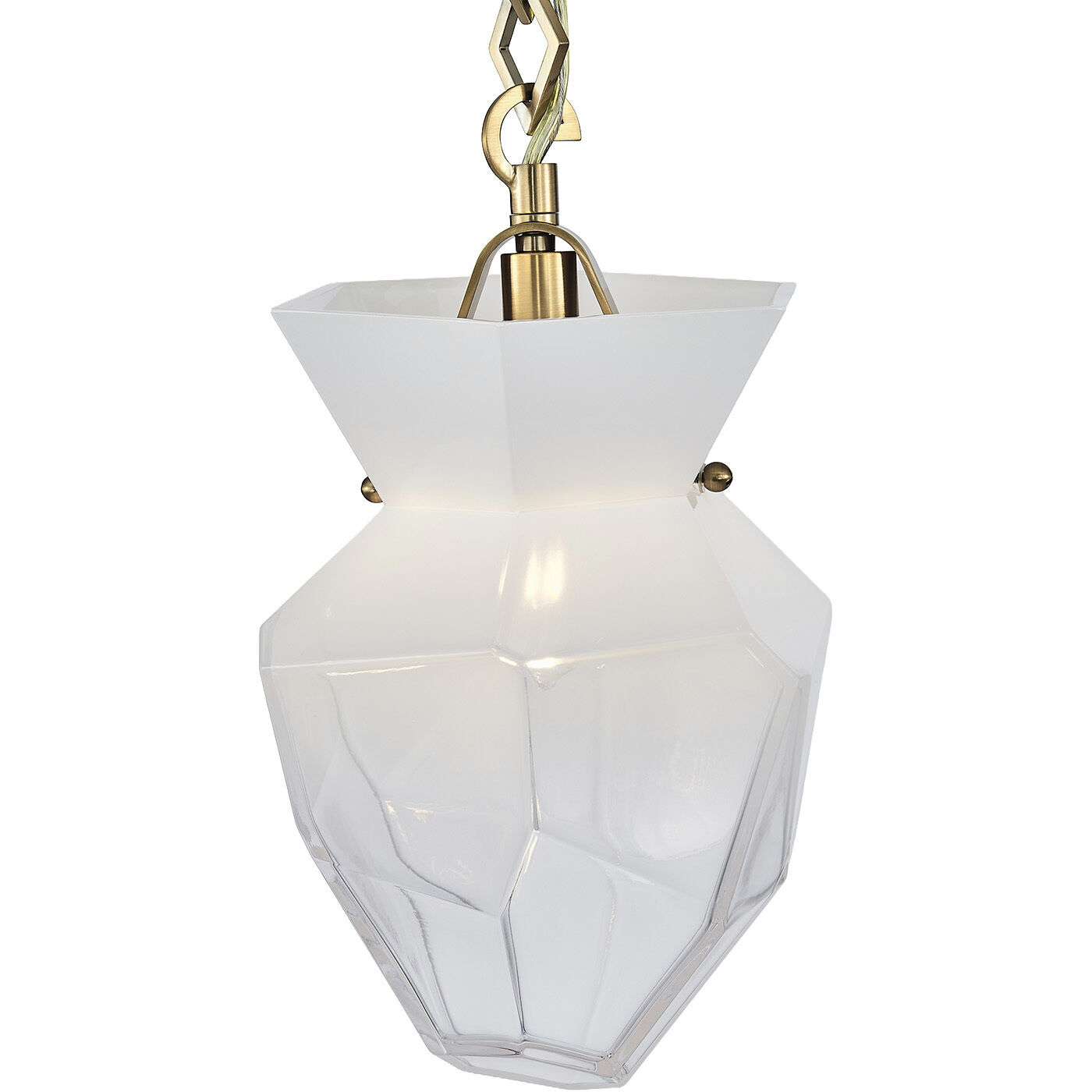 Bolsa 1 Light 8 inch Winter Brass Pendant Ceiling Light