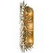 Jardin Wall Sconce Wall Light in Oxidized Gold Leaf