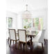 Carson 6 Light 26 inch Polished Nickel Pendant Ceiling Light