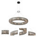 Sanibel 12 Light 33 inch Matte Black Pendant Chandelier Ceiling Light