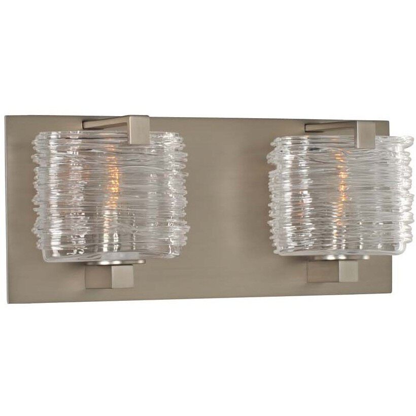 South Bay LED 12 inch Satin Nickel Bath Vanity Light Wall Light