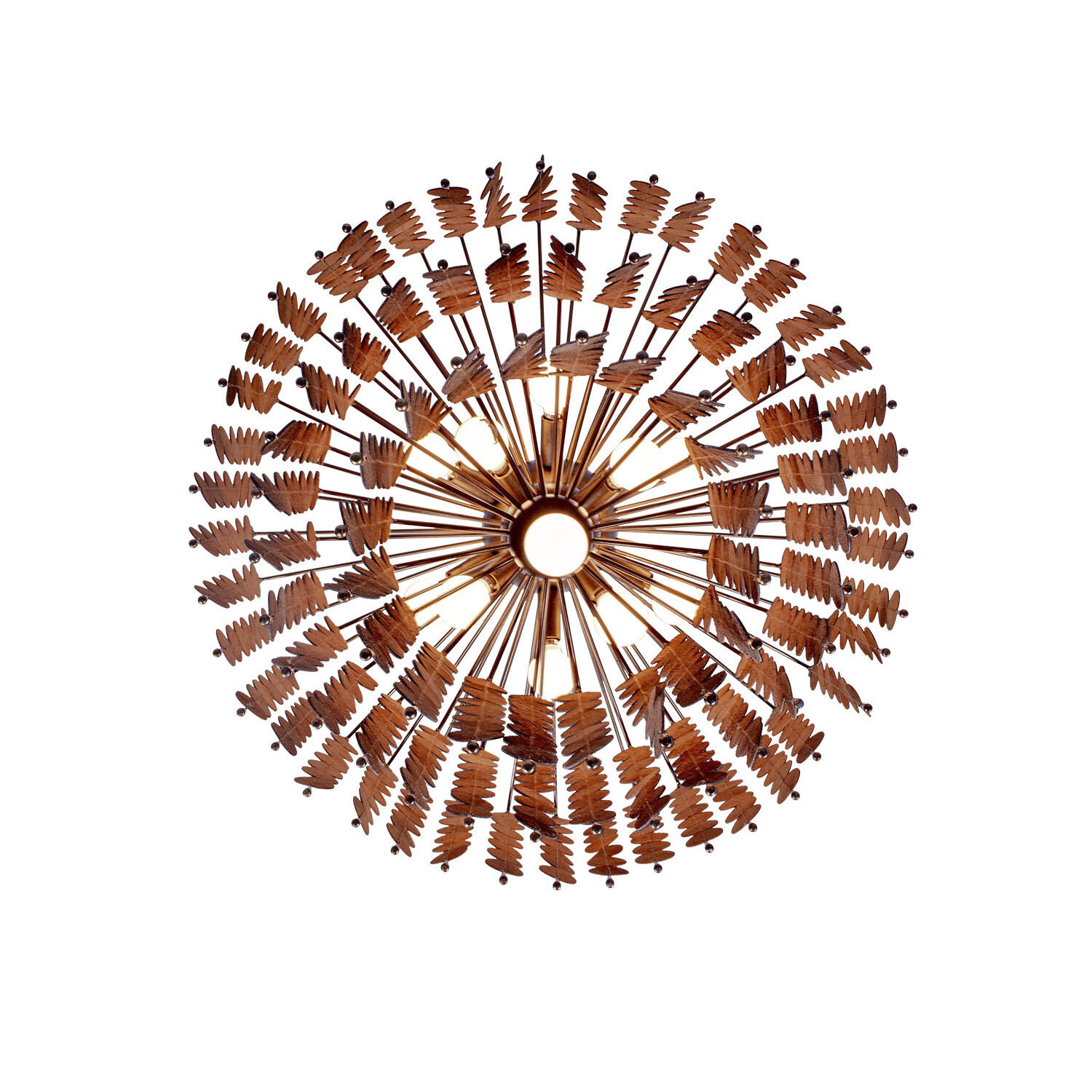 Pelt 11 Light 27 inch Pearlized Antique Brass Chandelier Ceiling Light