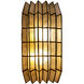 Fractal 2 Light 8.5 inch Oxidized Gold Leaf Wall Sconce Wall Light