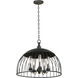 Ludlow 5 Light 24 inch Natural Iron Pendant Ceiling Light