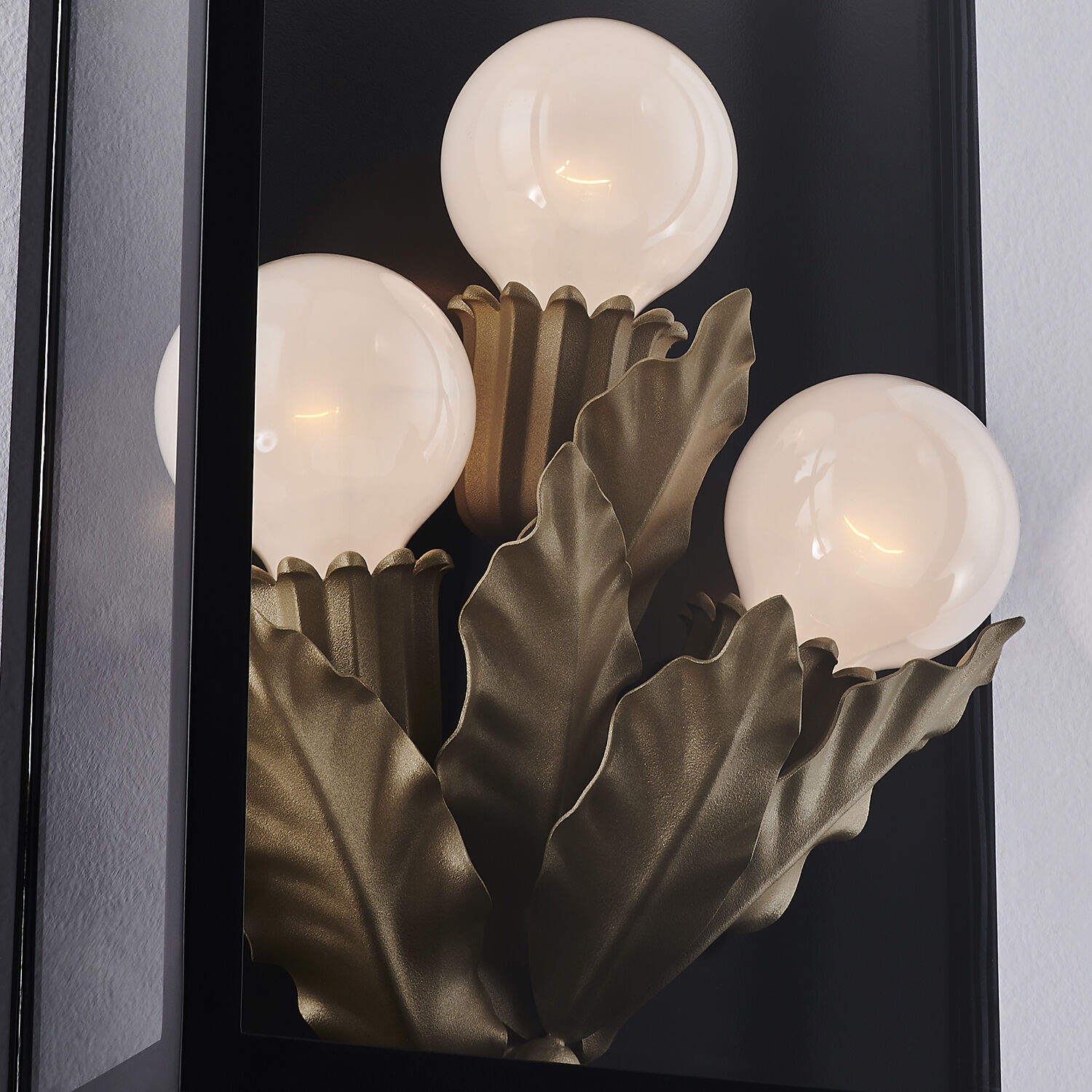 Marge 3 Light 27 inch Matte Black Outdoor Wall Sconce
