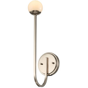 Bistro 1 Light 5 inch Polished Nickel Wall Sconce Wall Light
