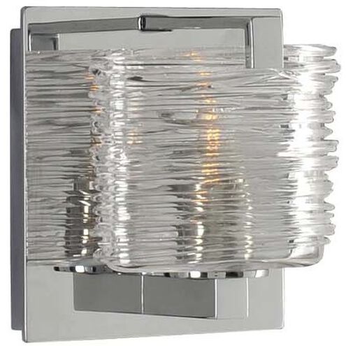 South Bay LED 5 inch Chrome Bath Vanity Wall Light