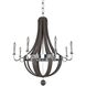 Sharlow 8 Light 36 inch Chrome Chandelier Ceiling Light