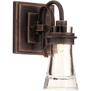 Dover LED 6 inch Antique Copper Bath Light Wall Light in 1