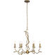Rizo 6 Light 28 inch Oil Rubbed Bronze Chandelier Ceiling Light